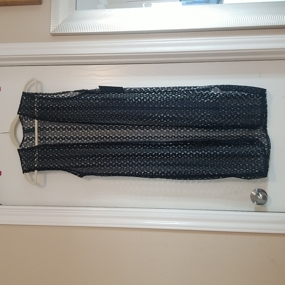 Blue cardigan